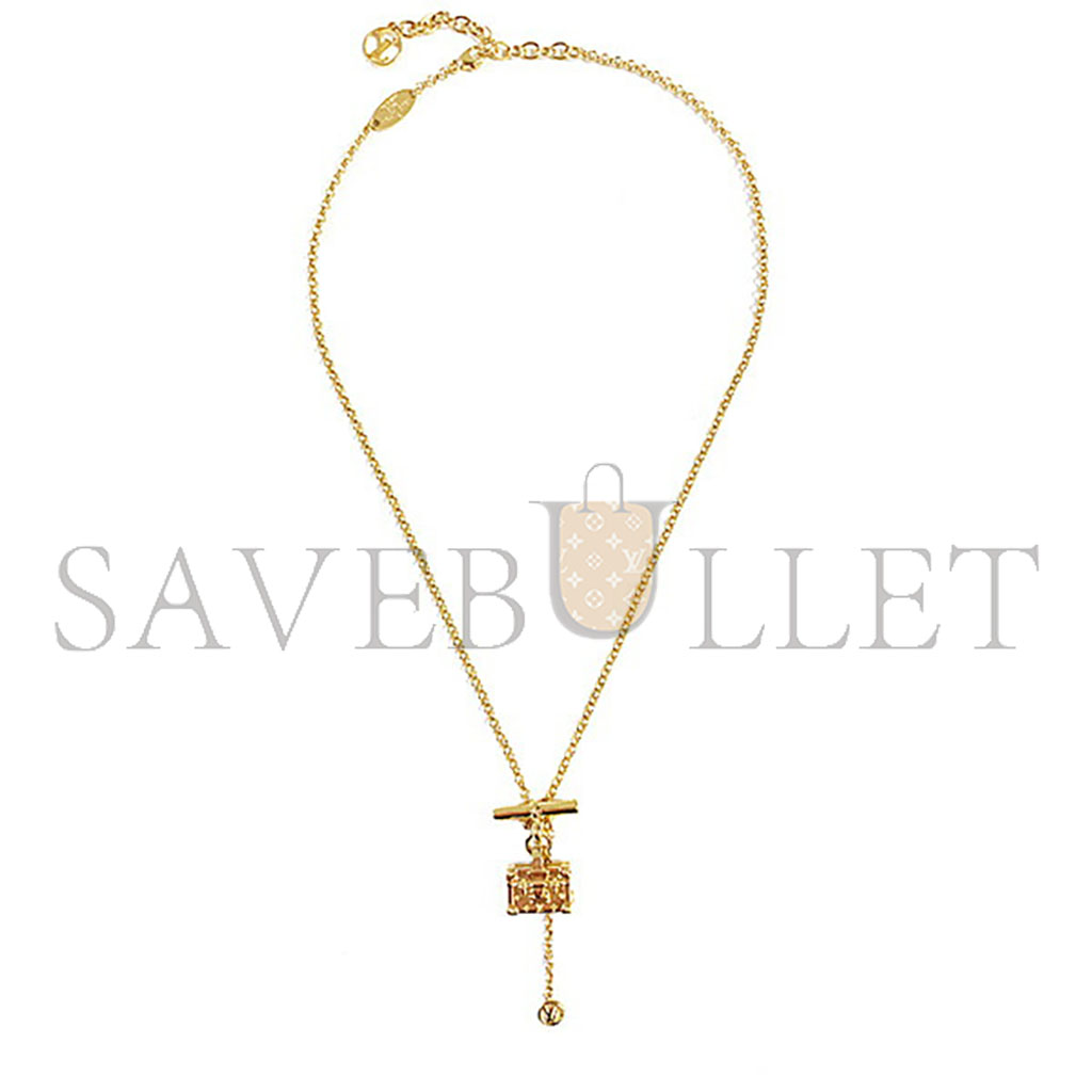 LOUIS VUITTON PETITE MALLE NECKLACE M00568